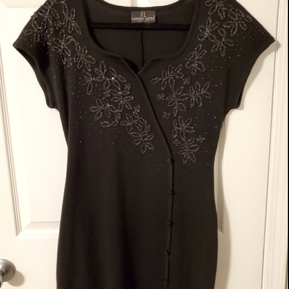 Carole Little long black dress